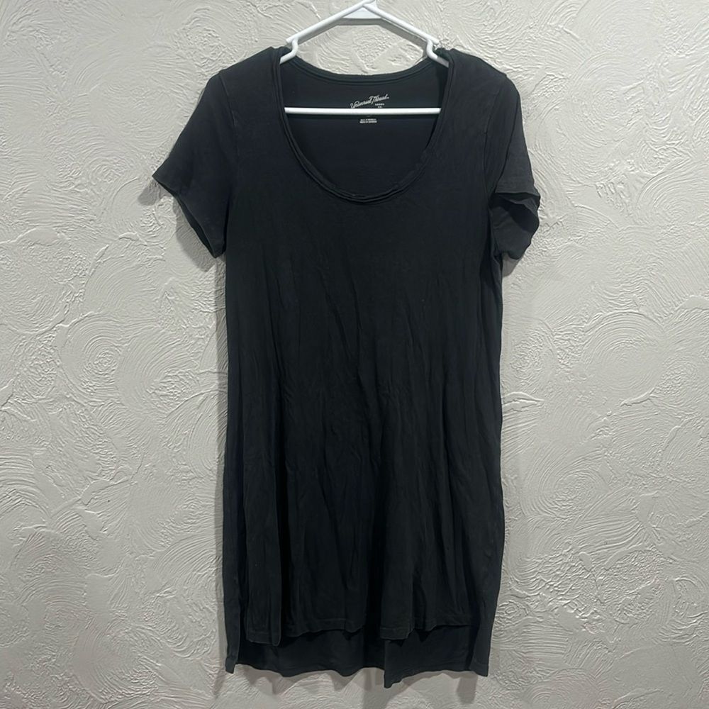 Universal Thread Target Dark Gray Scoop Neck T-Shirt Dress Size Small